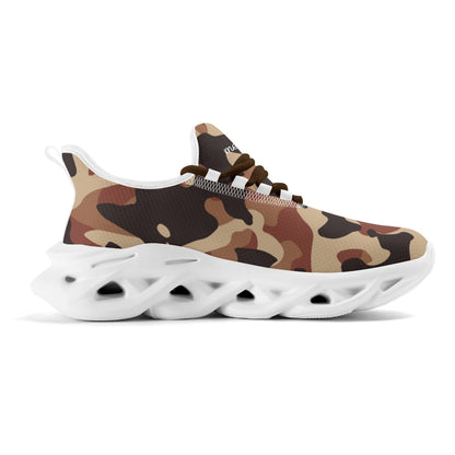 meeshy AIR Athletic Sneaker - Brown Camouflage - Damen Sneaker JLR Design