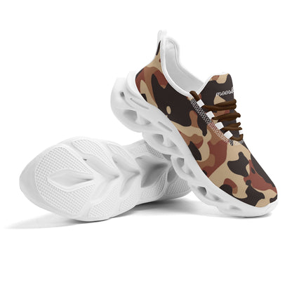 meeshy AIR Athletic Sneaker - Brown Camouflage - Damen Sneaker JLR Design