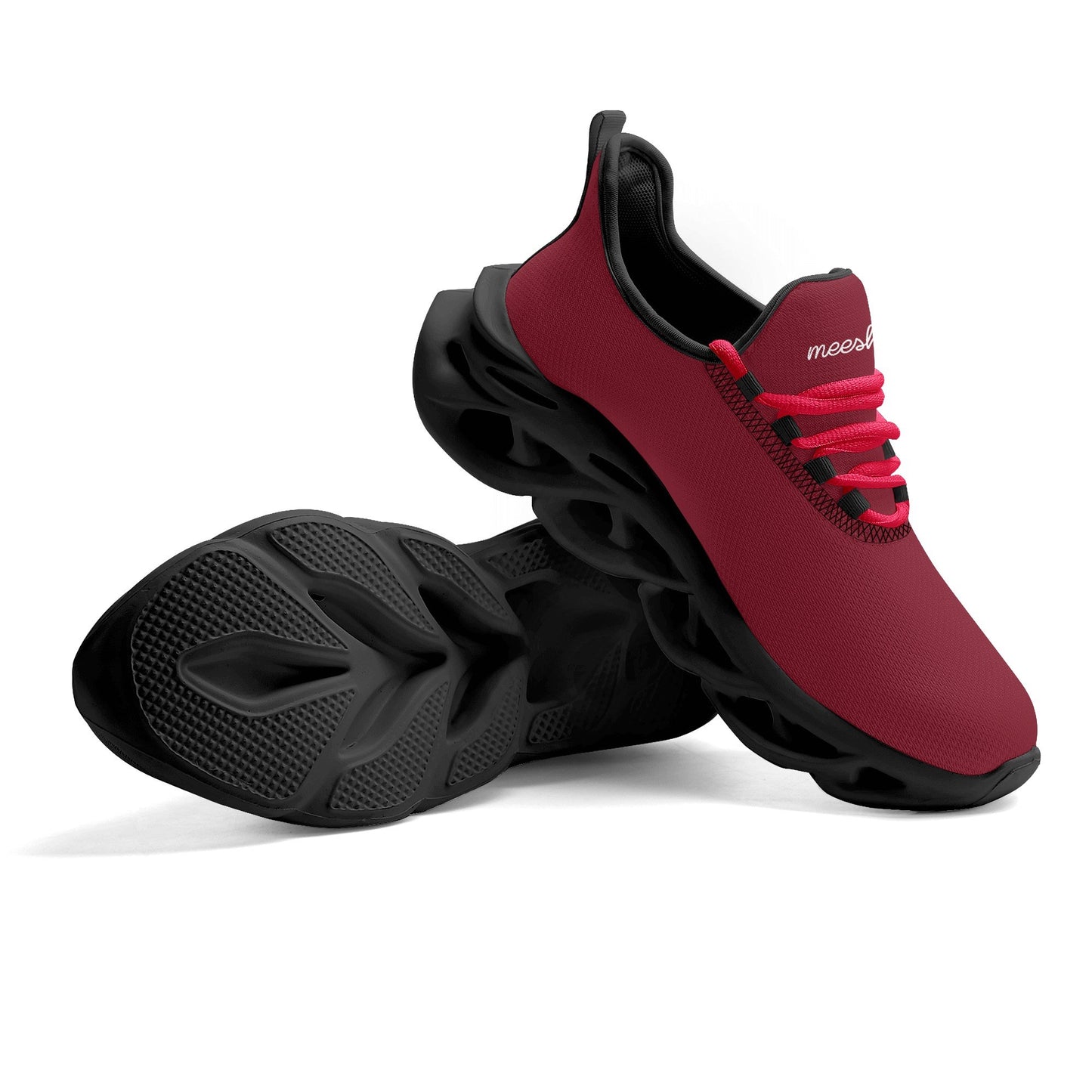 meeshy AIR Athletic Sneaker - Burgund - Damen Sneaker JLR Design