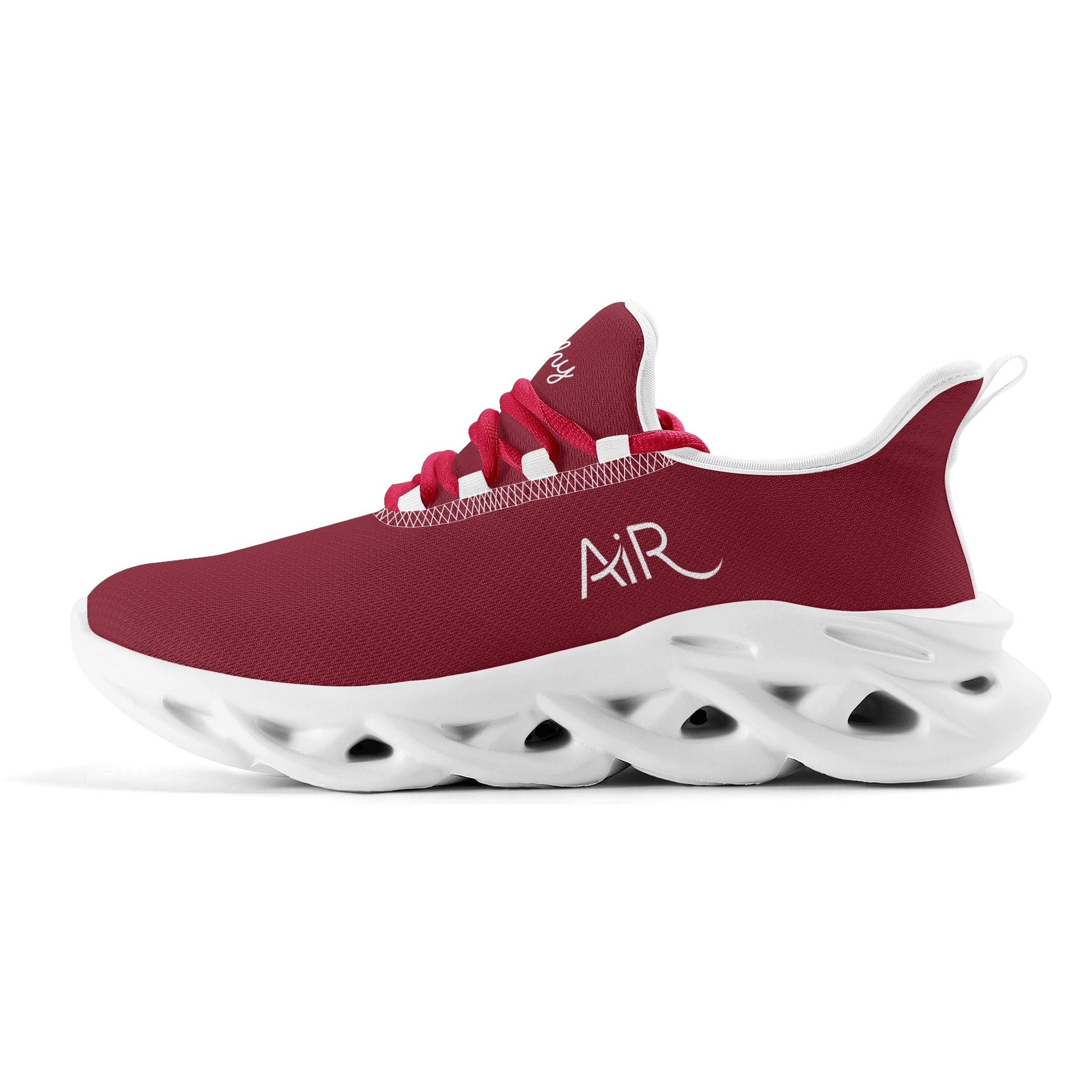 meeshy AIR Athletic Sneaker - Burgund - Damen Sneaker JLR Design