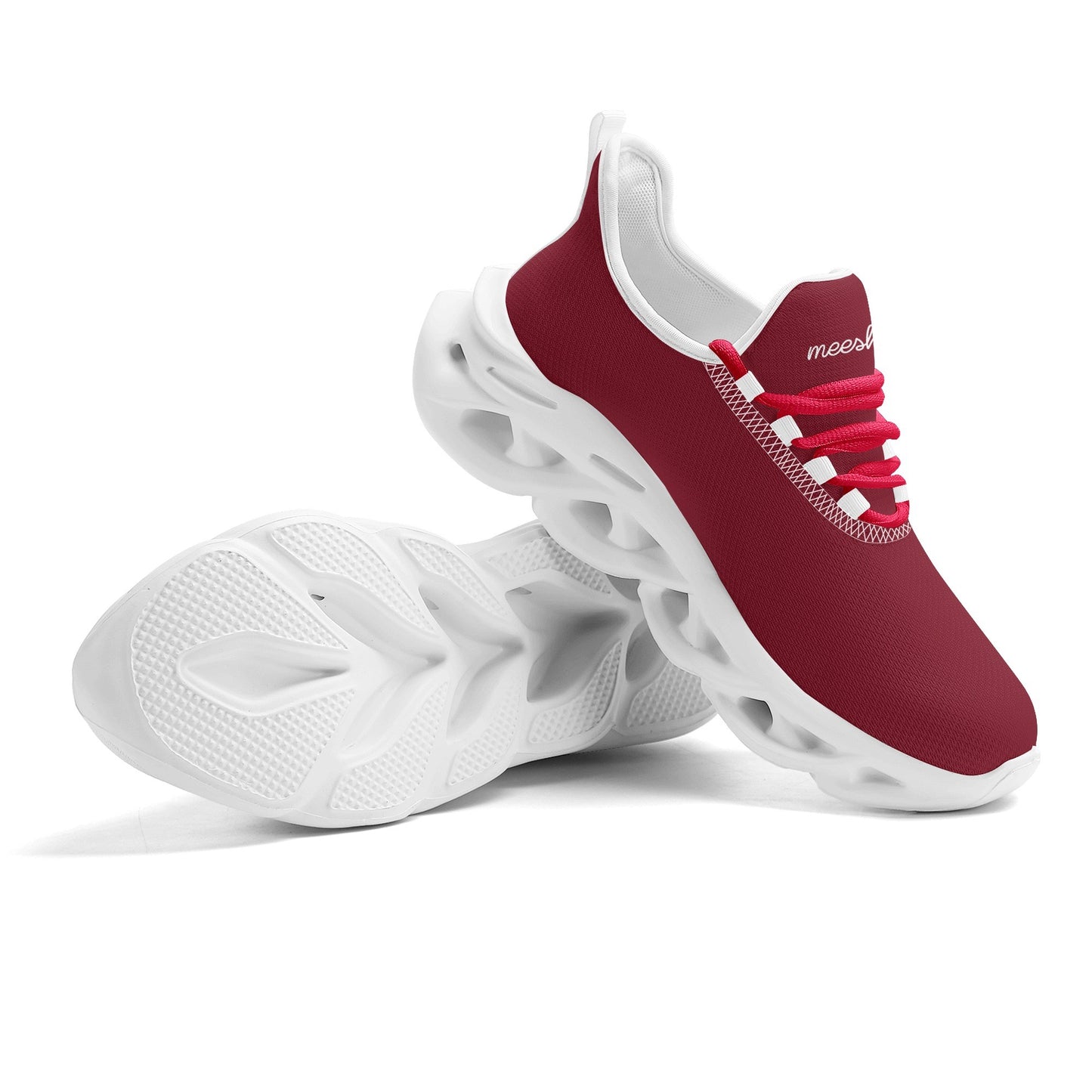 meeshy AIR Athletic Sneaker - Burgund - Herren Sneaker JLR Design