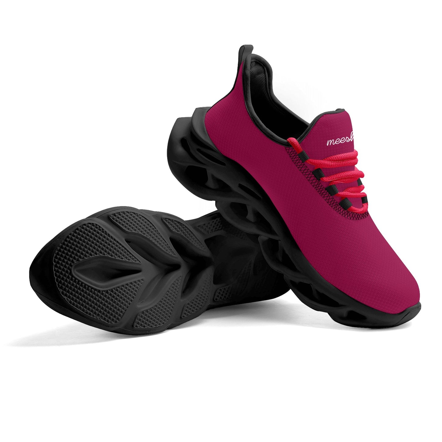 meeshy AIR Athletic Sneaker - Burgundy - Damen Sneaker JLR Design