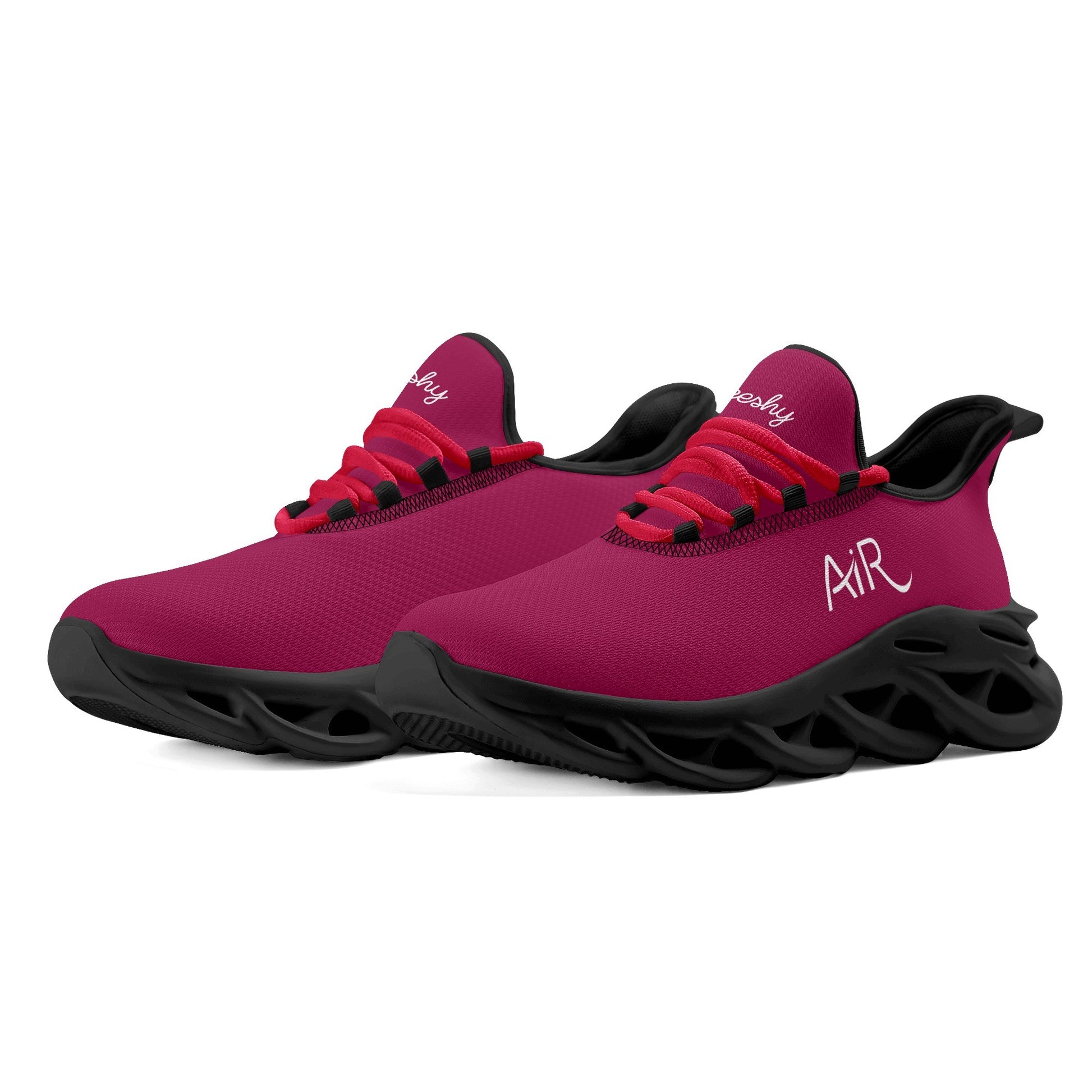meeshy AIR Athletic Sneaker - Burgundy - Damen Sneaker JLR Design