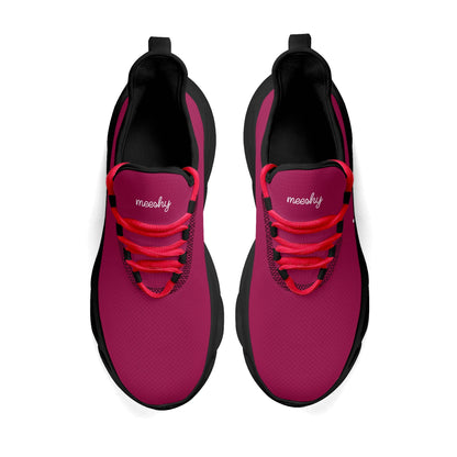 meeshy AIR Athletic Sneaker - Burgundy - Damen Sneaker JLR Design