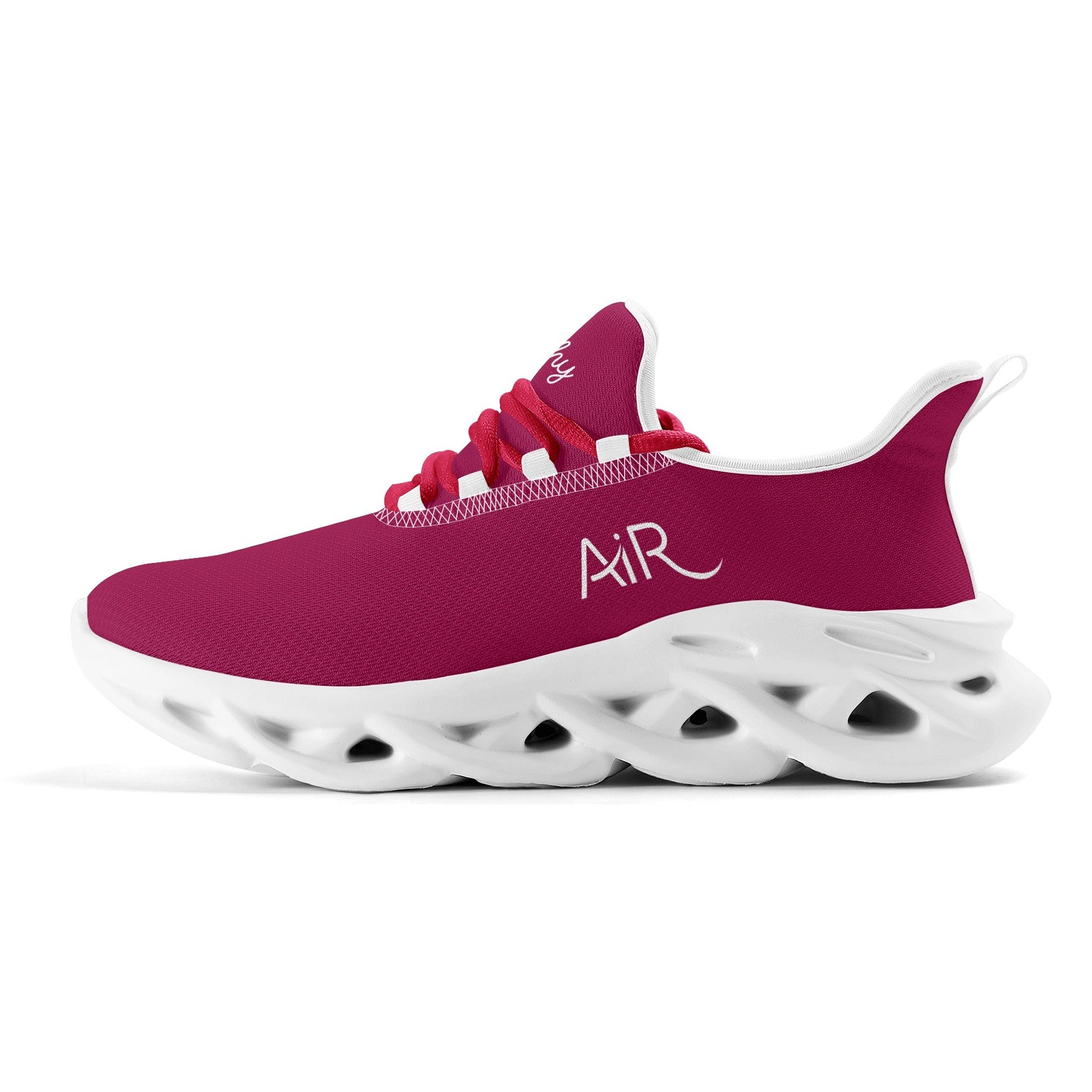 meeshy AIR Athletic Sneaker - Burgundy - Damen Sneaker JLR Design