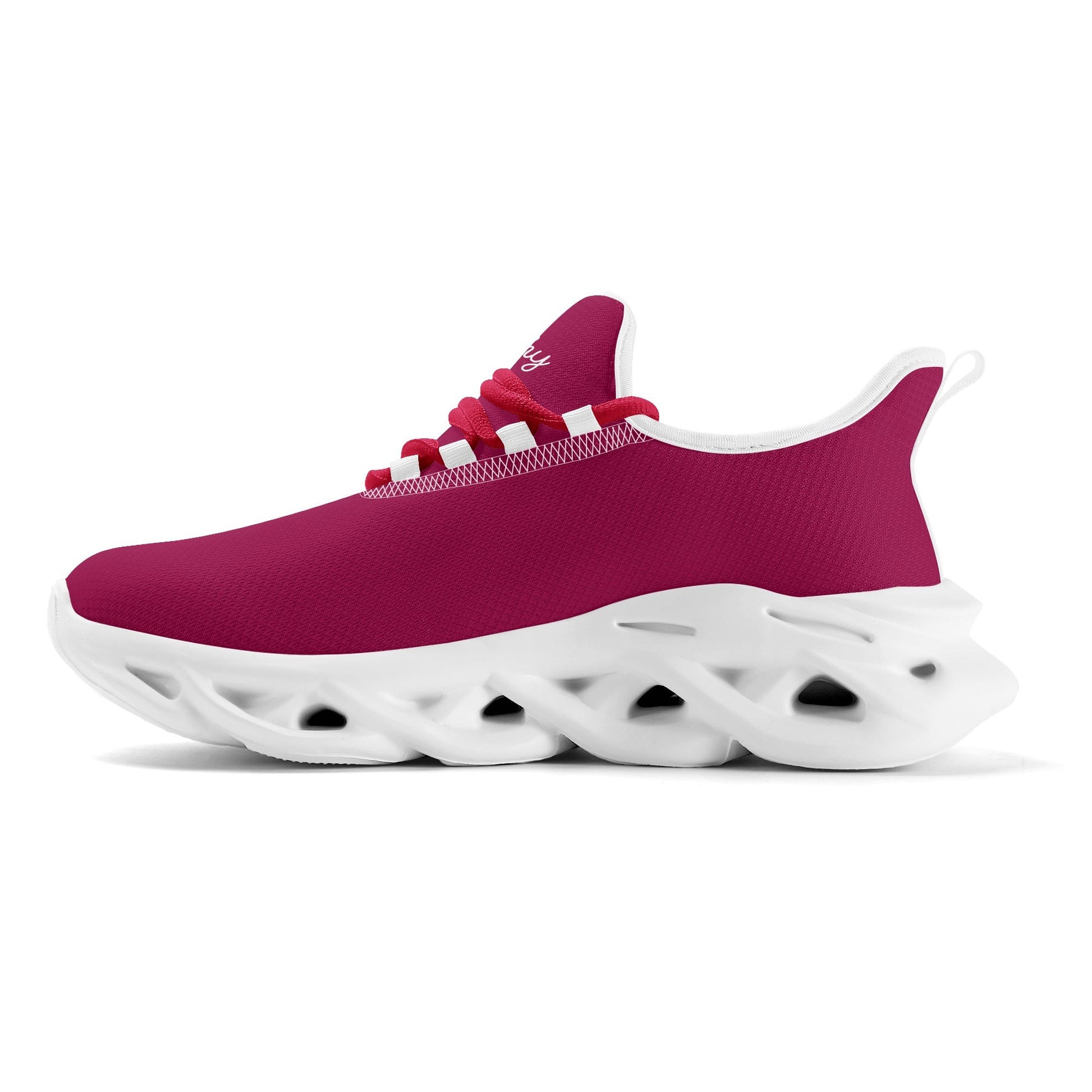 meeshy AIR Athletic Sneaker - Burgundy - Damen Sneaker JLR Design