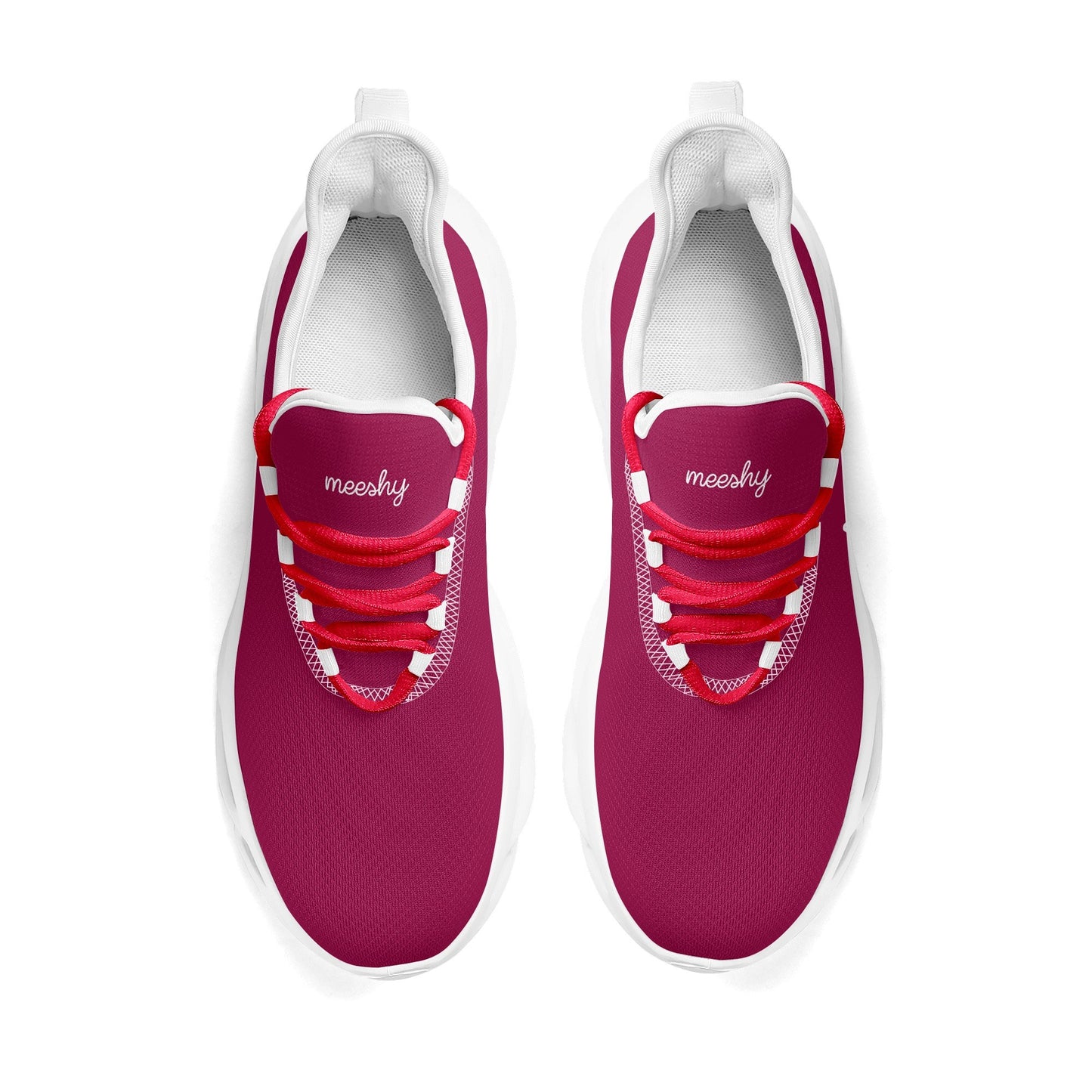 meeshy AIR Athletic Sneaker - Burgundy - Damen Sneaker JLR Design