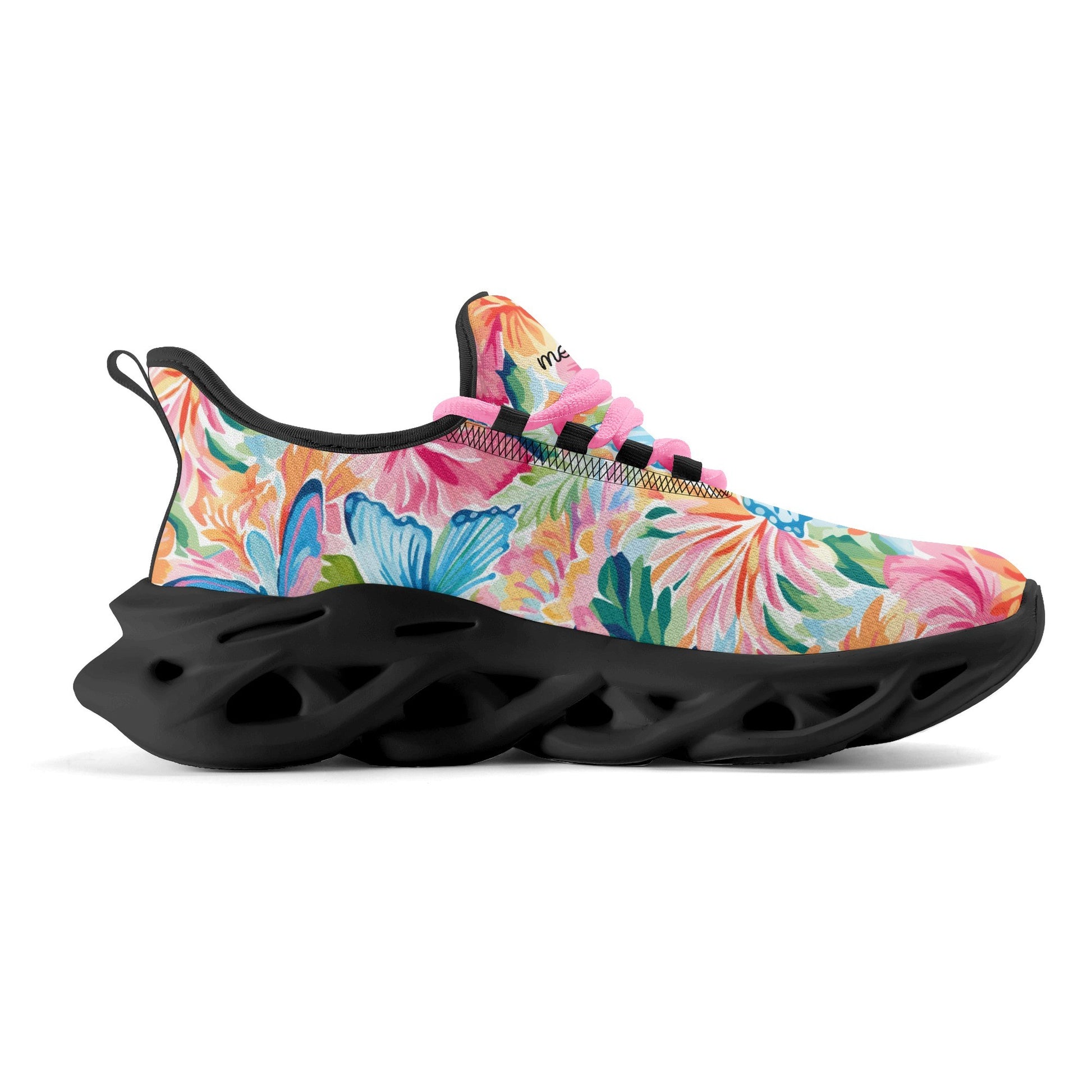 meeshy AIR Athletic Sneaker - Colorful Butterfly v1 - Damen Sneaker JLR Design