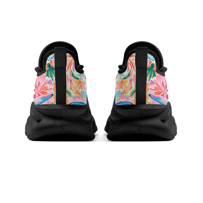 meeshy AIR Athletic Sneaker - Colorful Butterfly v1 - Damen Sneaker JLR Design