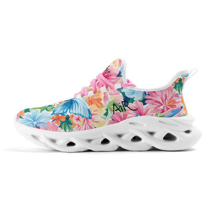 meeshy AIR Athletic Sneaker - Colorful Butterfly v1 - Damen Sneaker JLR Design