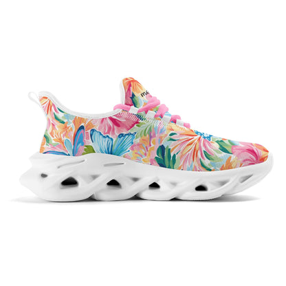 meeshy AIR Athletic Sneaker - Colorful Butterfly v1 - Damen Sneaker JLR Design