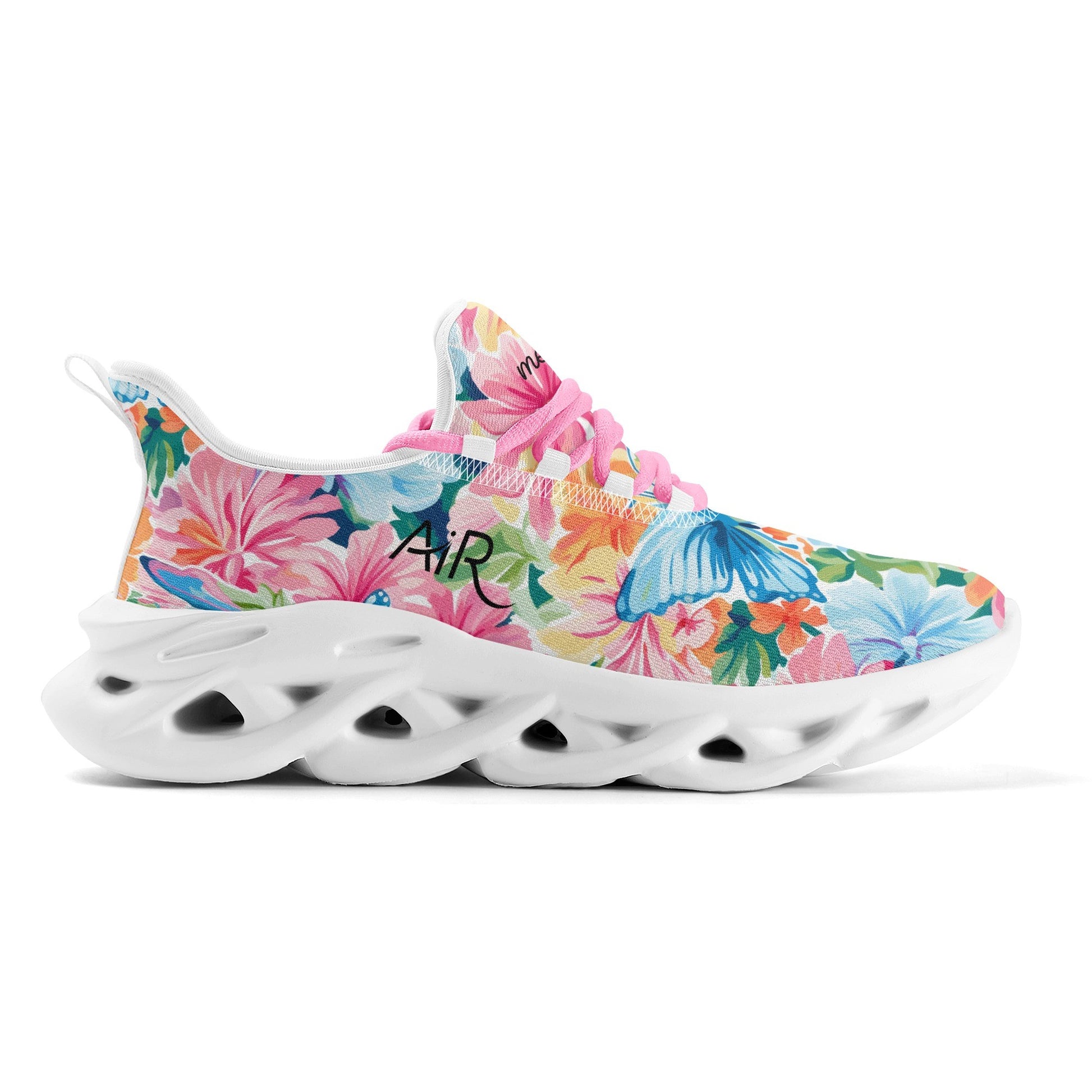 meeshy AIR Athletic Sneaker - Colorful Butterfly v1 - Damen Sneaker JLR Design