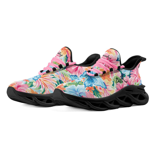 meeshy AIR Athletic Sneaker - Colorful Butterfly v1 - Herren Sneaker JLR Design