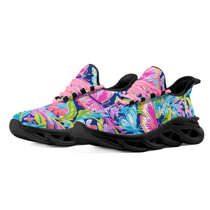 meeshy AIR Athletic Sneaker - Colorful Butterfly v2 - Damen Sneaker JLR Design