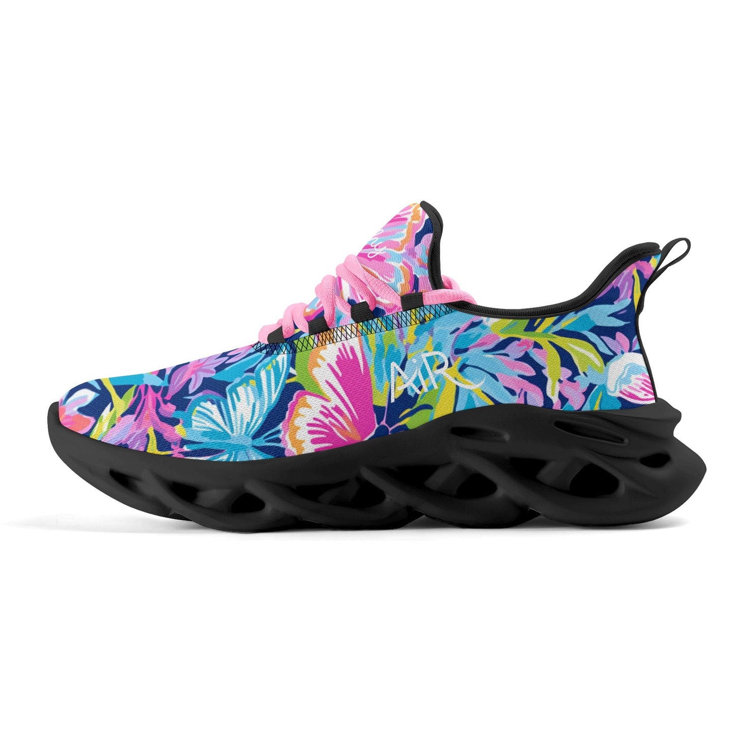 meeshy AIR Athletic Sneaker - Colorful Butterfly v2 - Damen Sneaker JLR Design