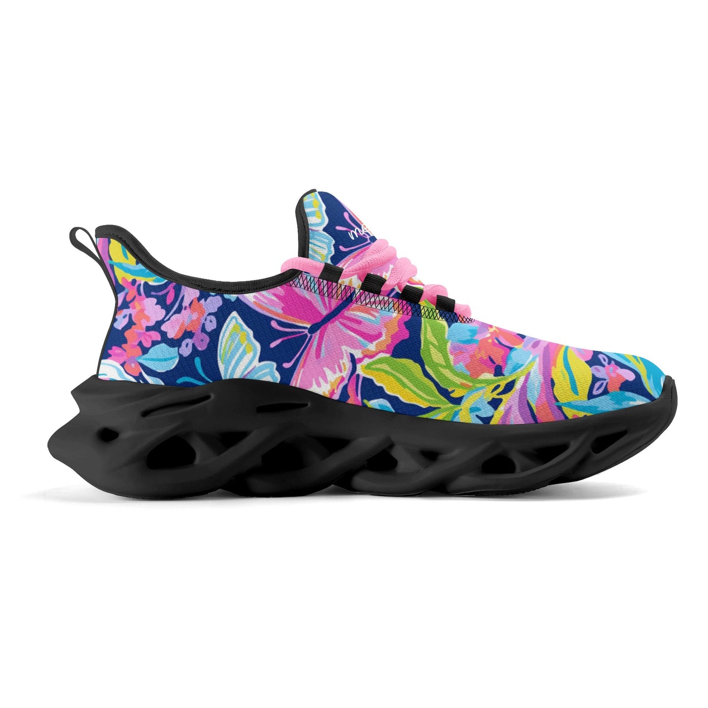 meeshy AIR Athletic Sneaker - Colorful Butterfly v2 - Damen Sneaker JLR Design