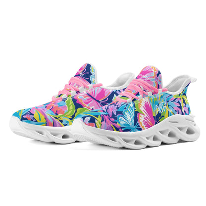 meeshy AIR Athletic Sneaker - Colorful Butterfly v2 - Damen Sneaker JLR Design
