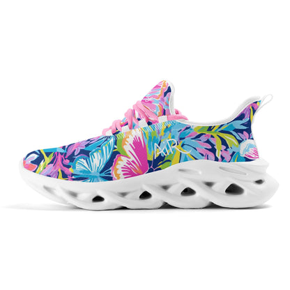 meeshy AIR Athletic Sneaker - Colorful Butterfly v2 - Damen Sneaker JLR Design