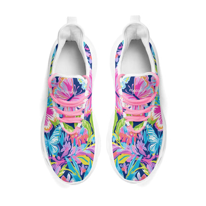 meeshy AIR Athletic Sneaker - Colorful Butterfly v2 - Damen Sneaker JLR Design