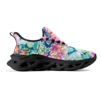 meeshy AIR Athletic Sneaker - Colorful Butterfly v3 - Damen Sneaker JLR Design