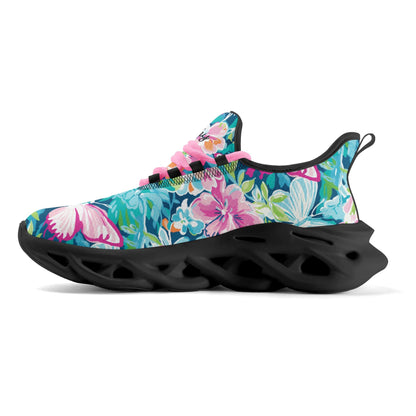 meeshy AIR Athletic Sneaker - Colorful Butterfly v3 - Damen Sneaker JLR Design