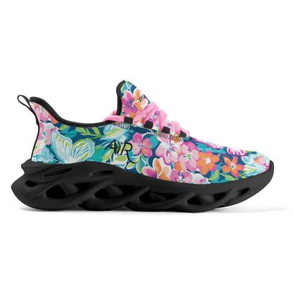 meeshy AIR Athletic Sneaker - Colorful Butterfly v3 - Damen Sneaker JLR Design