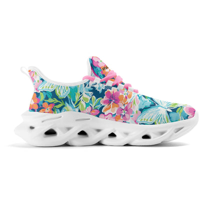 meeshy AIR Athletic Sneaker - Colorful Butterfly v3 - Damen Sneaker JLR Design