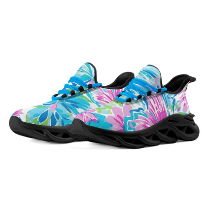 meeshy AIR Athletic Sneaker - Colorful Butterfly v4 - Damen Sneaker JLR Design