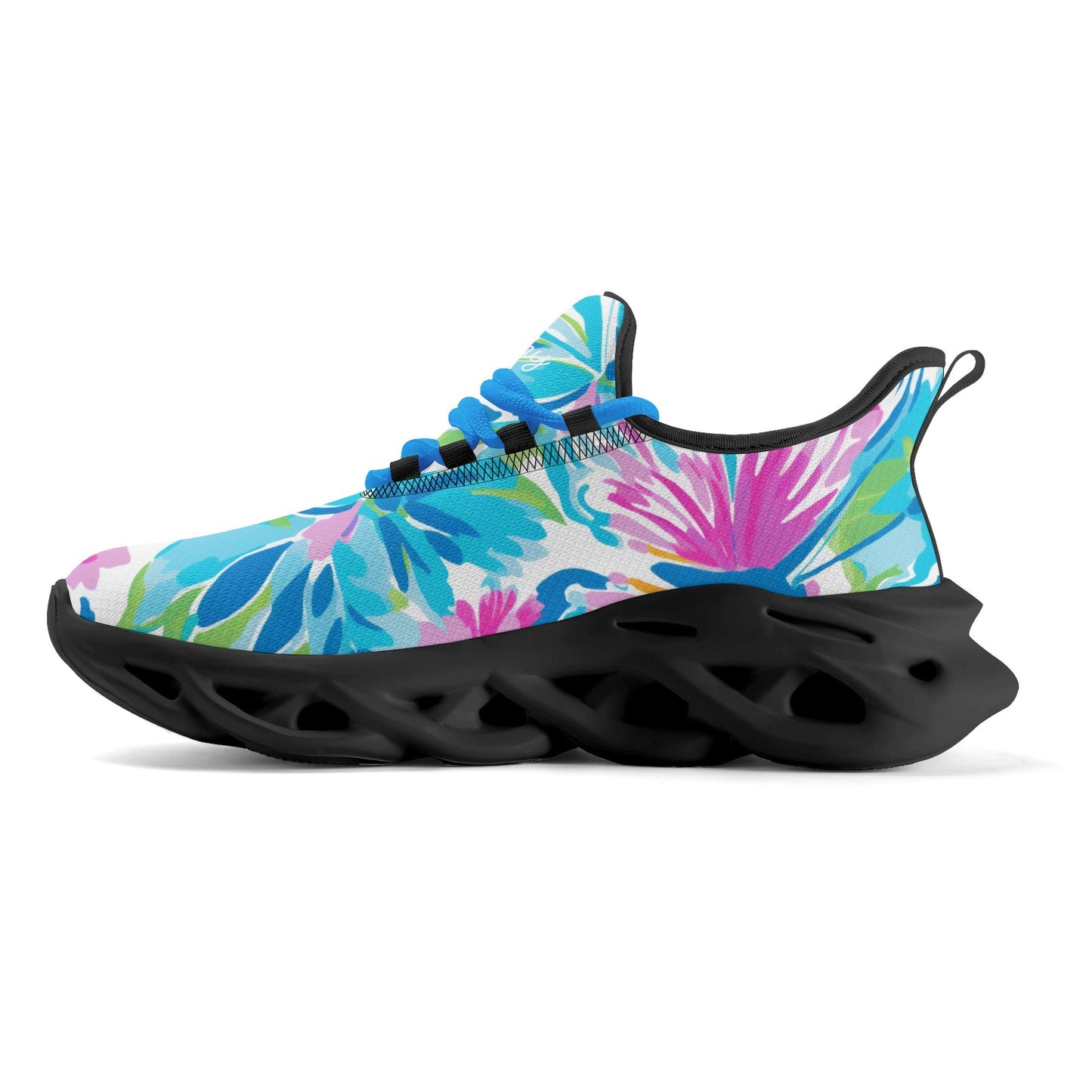 meeshy AIR Athletic Sneaker - Colorful Butterfly v4 - Damen Sneaker JLR Design