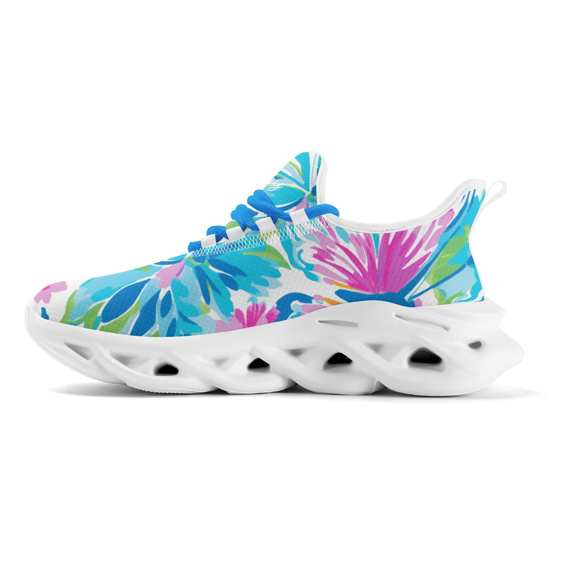 meeshy AIR Athletic Sneaker - Colorful Butterfly v4 - Damen Sneaker JLR Design