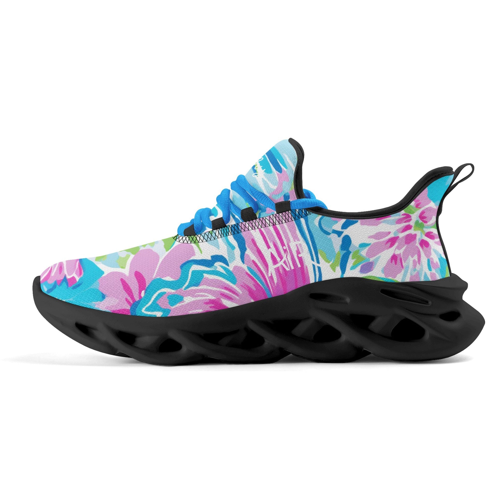 meeshy AIR Athletic Sneaker - Colorful Butterfly v4 - Herren Sneaker JLR Design
