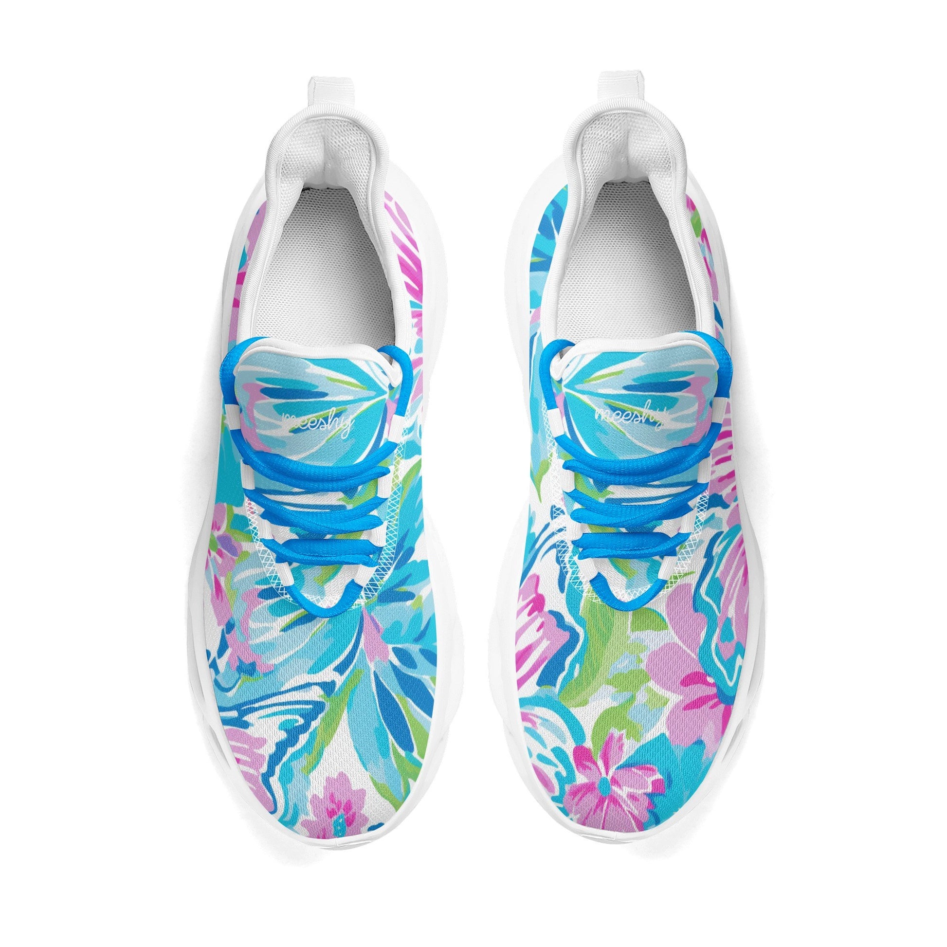 meeshy AIR Athletic Sneaker - Colorful Butterfly v4 - Herren Sneaker JLR Design