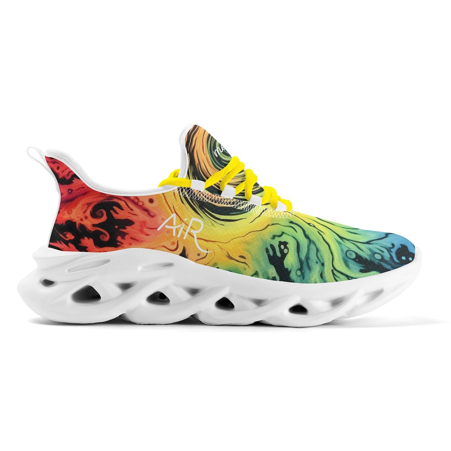 meeshy AIR Athletic Sneaker - Gothic Tie Dye v1 - Damen Sneaker JLR Design