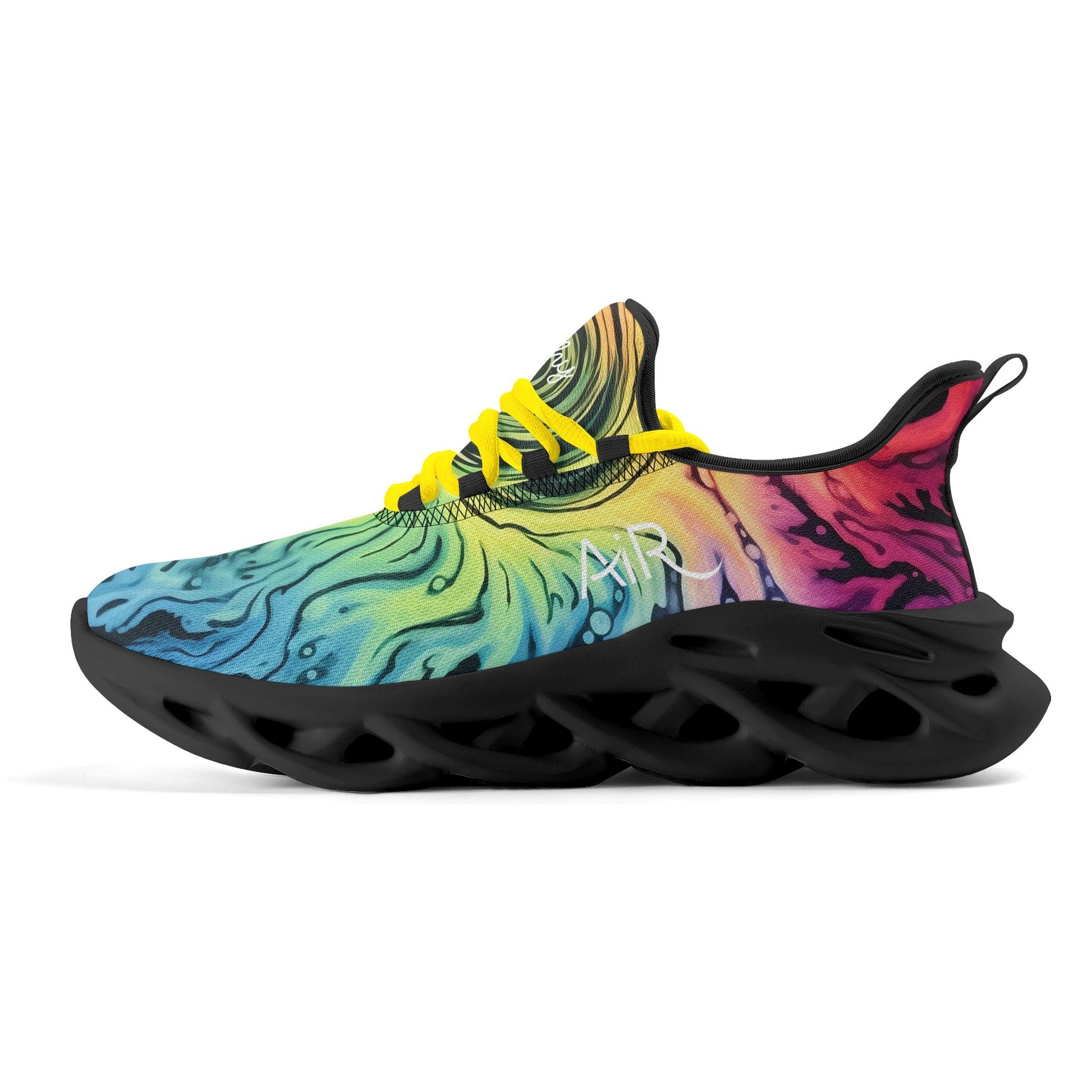meeshy AIR Athletic Sneaker - Gothic Tie Dye v1 - Damen Sneaker JLR Design