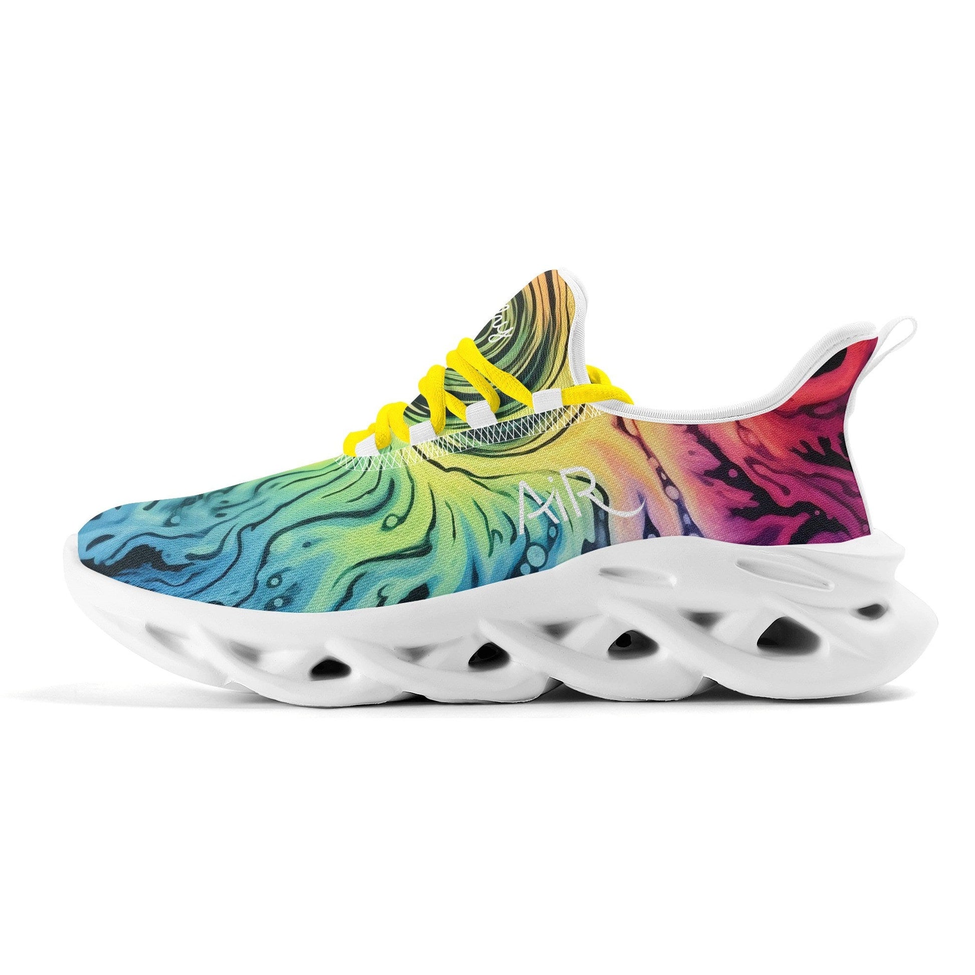 meeshy AIR Athletic Sneaker - Gothic Tie Dye v1 - Damen Sneaker JLR Design