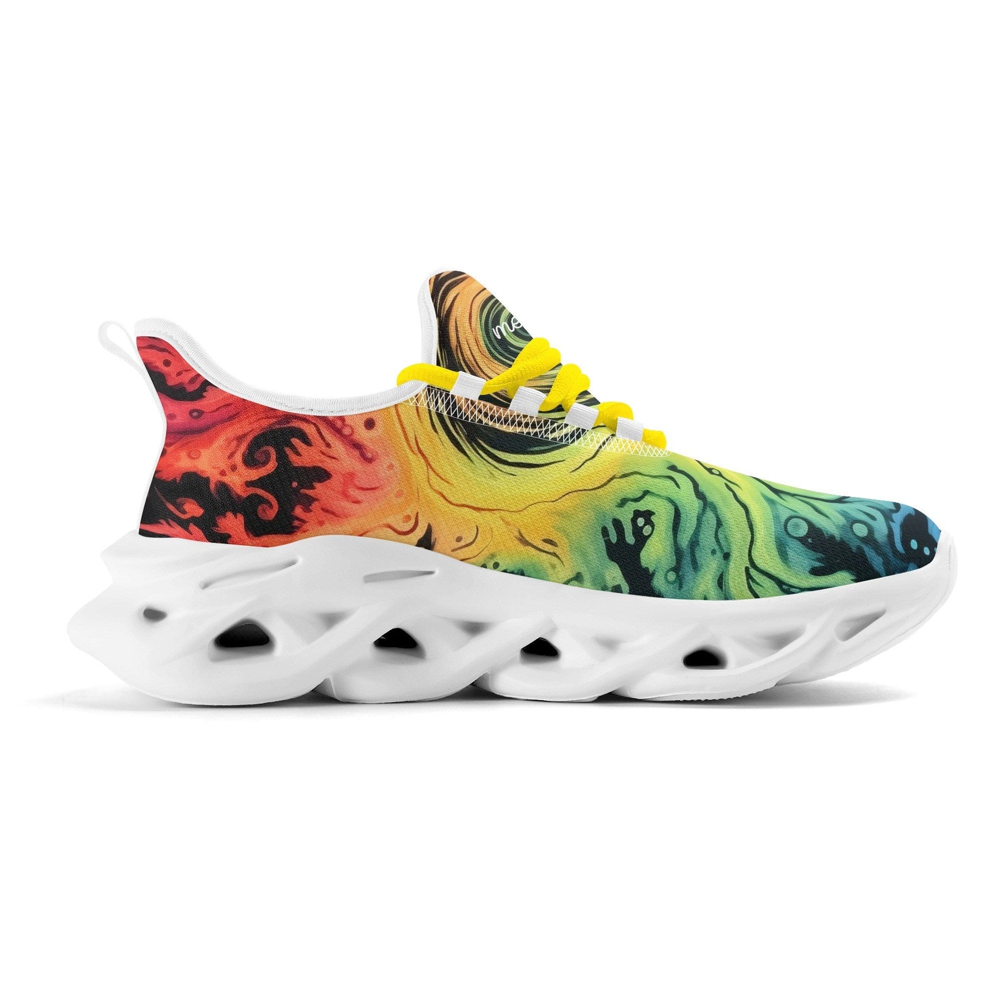 meeshy AIR Athletic Sneaker - Gothic Tie Dye v1 - Damen Sneaker JLR Design