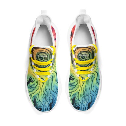 meeshy AIR Athletic Sneaker - Gothic Tie Dye v1 - Damen Sneaker JLR Design