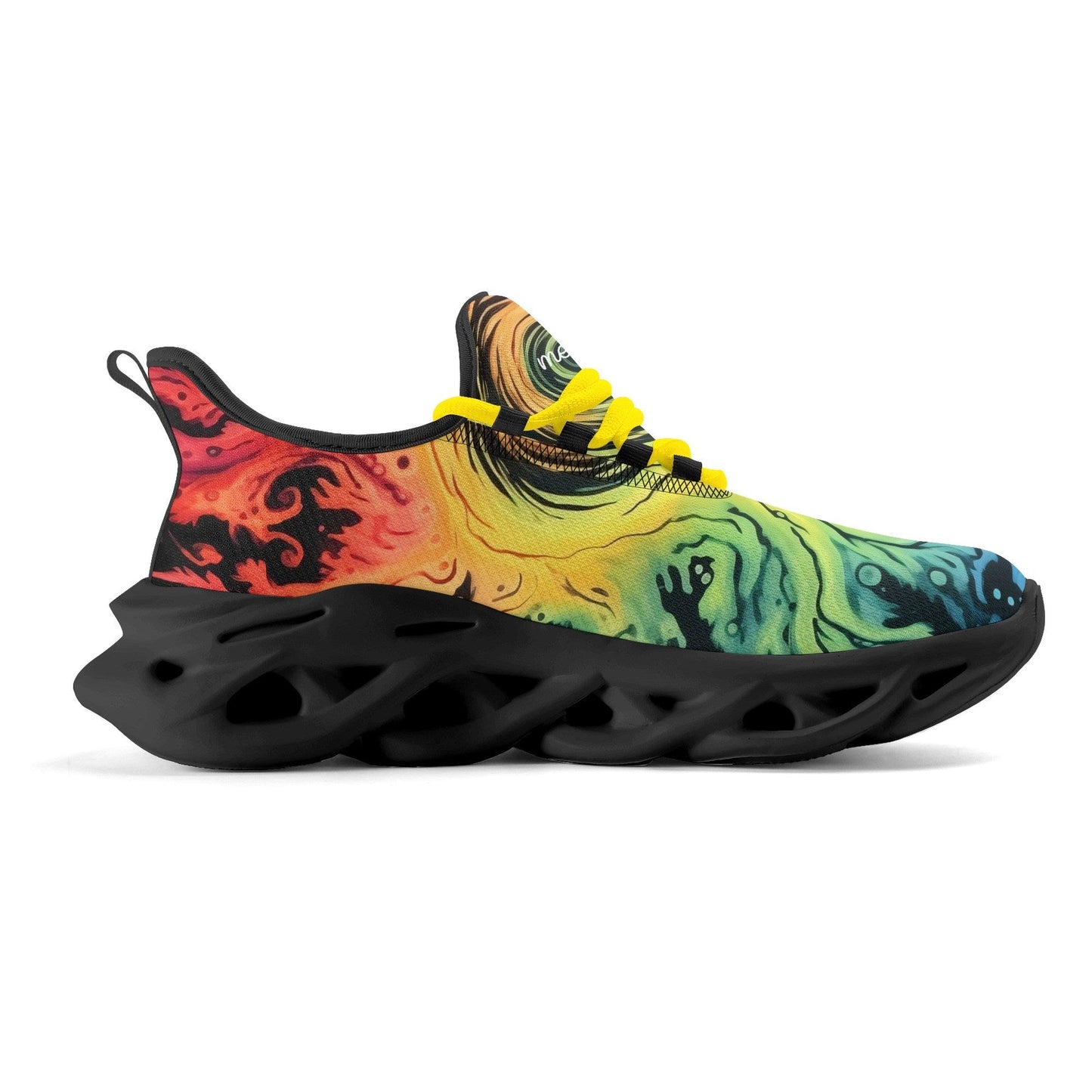 meeshy AIR Athletic Sneaker - Gothic Tie Dye v1 - Damen Sneaker JLR Design