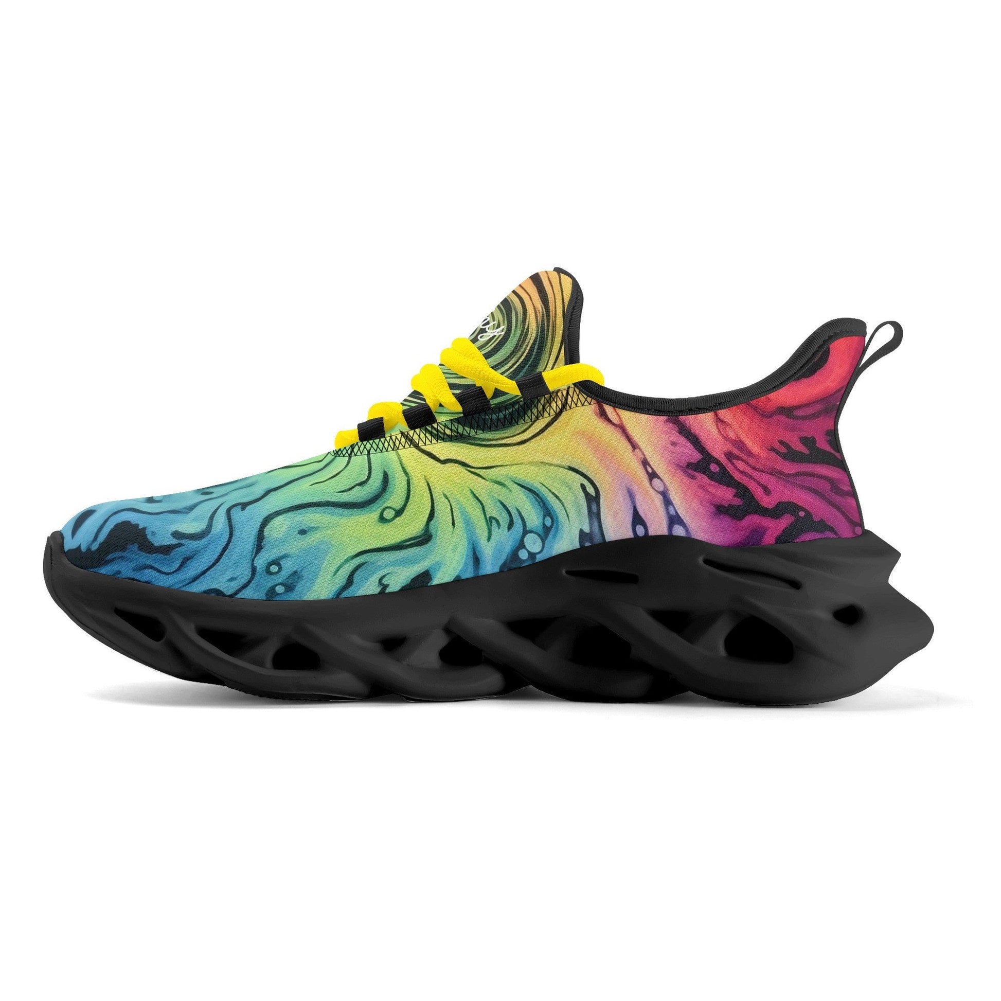 meeshy AIR Athletic Sneaker - Gothic Tie Dye v1 - Damen Sneaker JLR Design