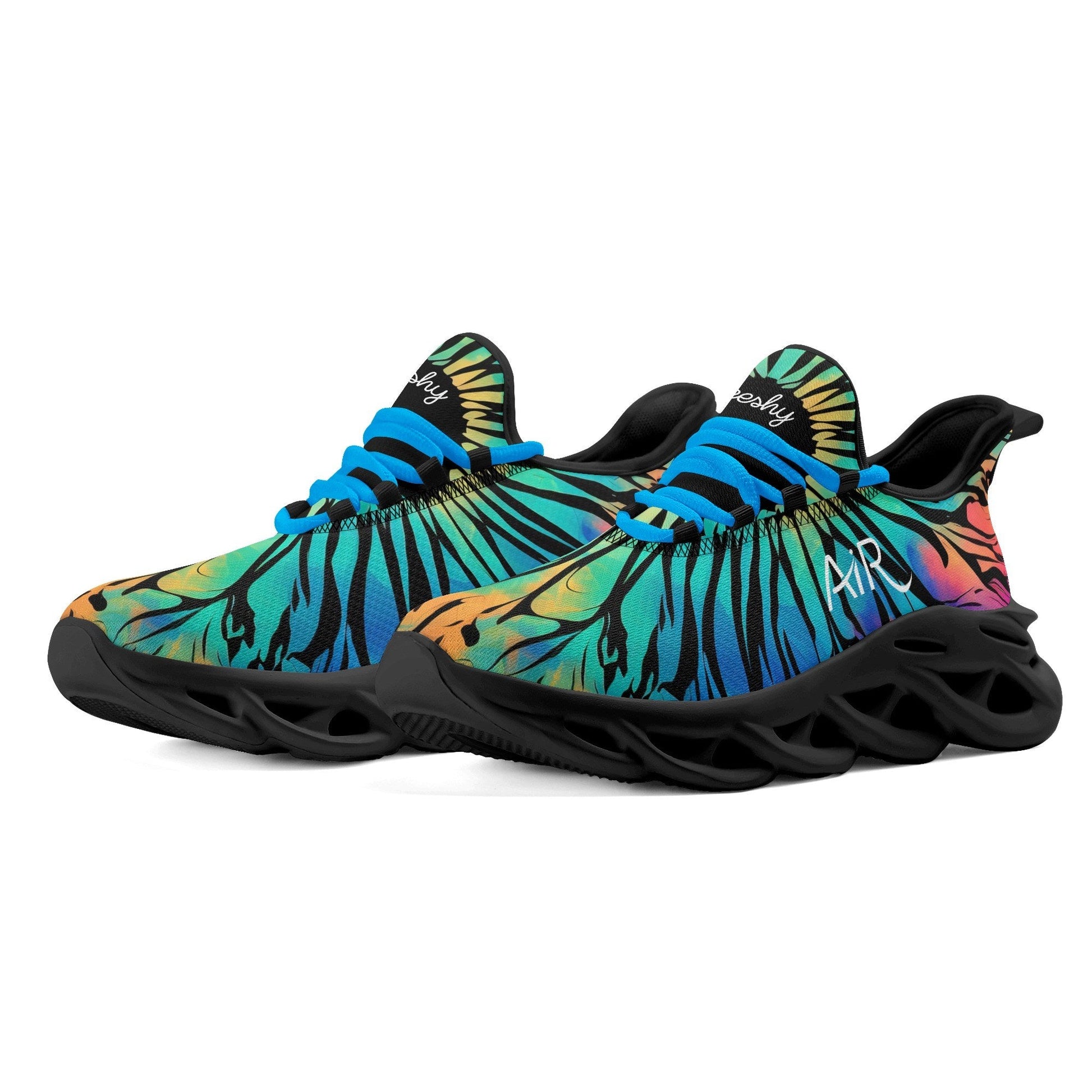 meeshy AIR Athletic Sneaker - Gothic Tie Dye v2 - Damen Sneaker JLR Design