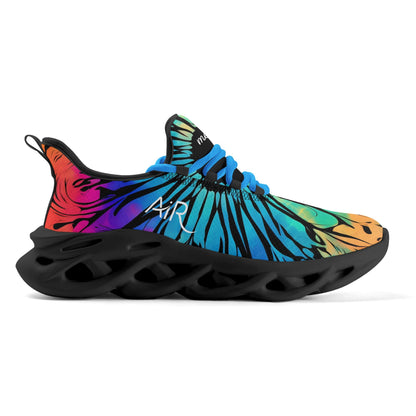 meeshy AIR Athletic Sneaker - Gothic Tie Dye v2 - Damen Sneaker JLR Design