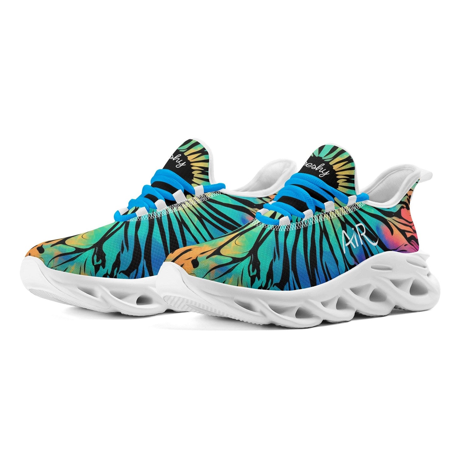 meeshy AIR Athletic Sneaker - Gothic Tie Dye v2 - Damen Sneaker JLR Design