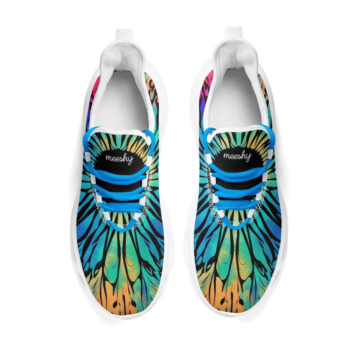 meeshy AIR Athletic Sneaker - Gothic Tie Dye v2 - Damen Sneaker JLR Design