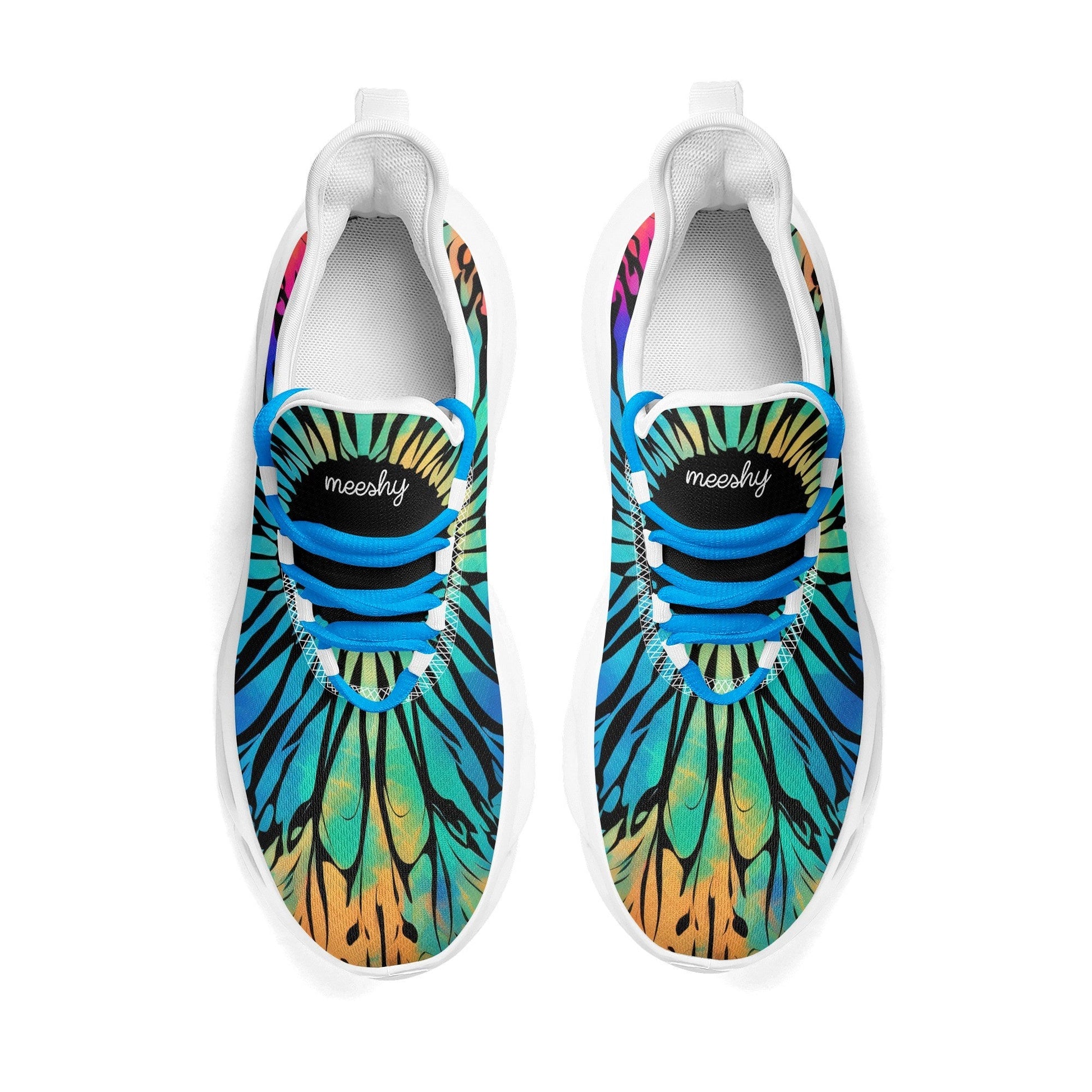 meeshy AIR Athletic Sneaker - Gothic Tie Dye v2 - Damen Sneaker JLR Design