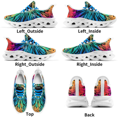 meeshy AIR Athletic Sneaker - Gothic Tie Dye v2 - Damen Sneaker JLR Design