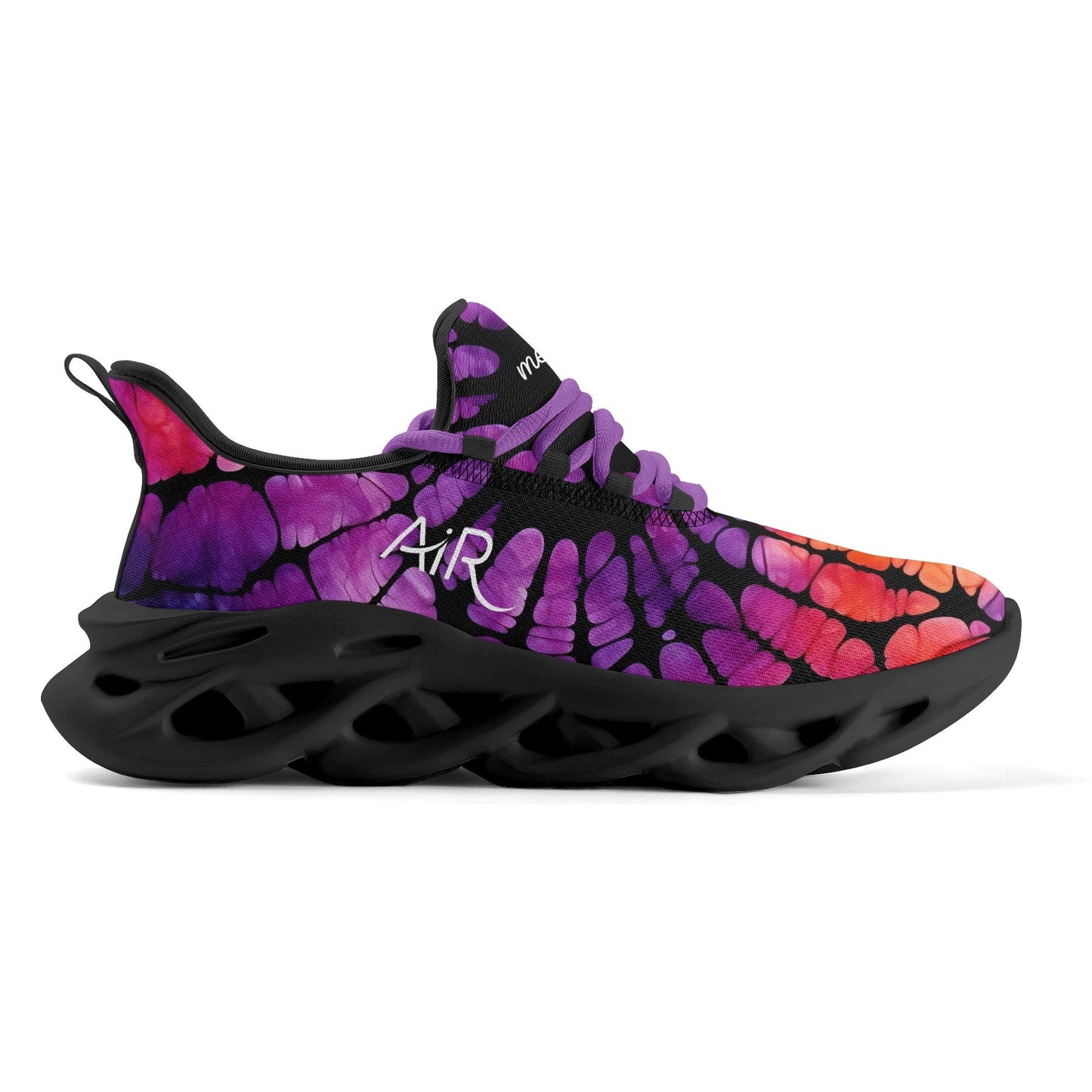 meeshy AIR Athletic Sneaker - Gothic Tie Dye v3 - Damen Sneaker JLR Design