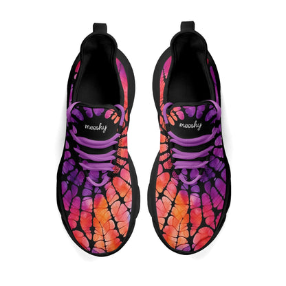 meeshy AIR Athletic Sneaker - Gothic Tie Dye v3 - Damen Sneaker JLR Design