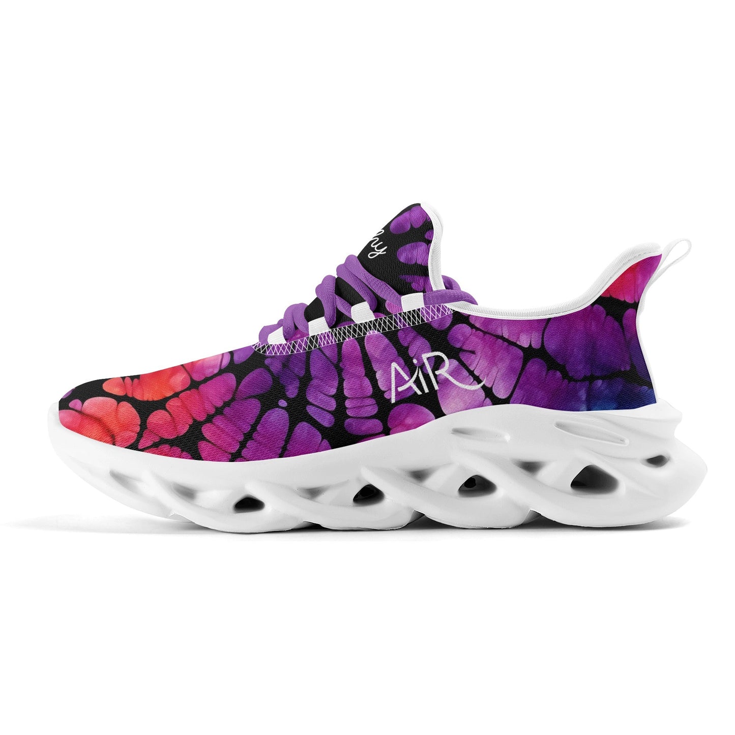 meeshy AIR Athletic Sneaker - Gothic Tie Dye v3 - Damen Sneaker JLR Design