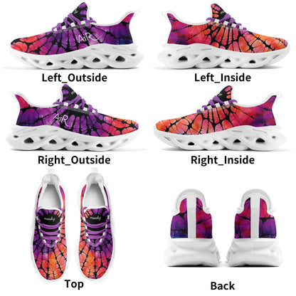 meeshy AIR Athletic Sneaker - Gothic Tie Dye v3 - Damen Sneaker JLR Design