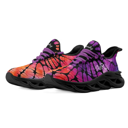 meeshy AIR Athletic Sneaker - Gothic Tie Dye v3 - Damen Sneaker JLR Design